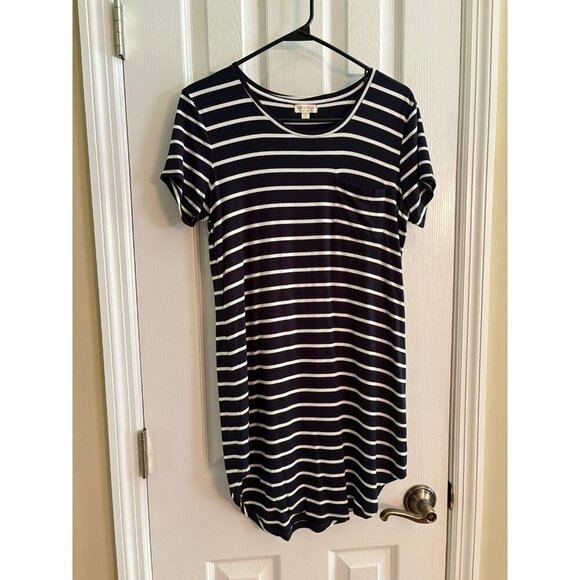 Striped Tshirt Dress - Picture 1 of 2